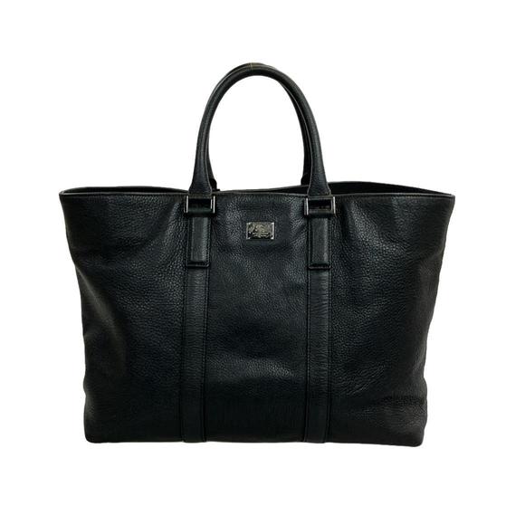 Burberry Label Bag Tote Black - Picture 1 of 7